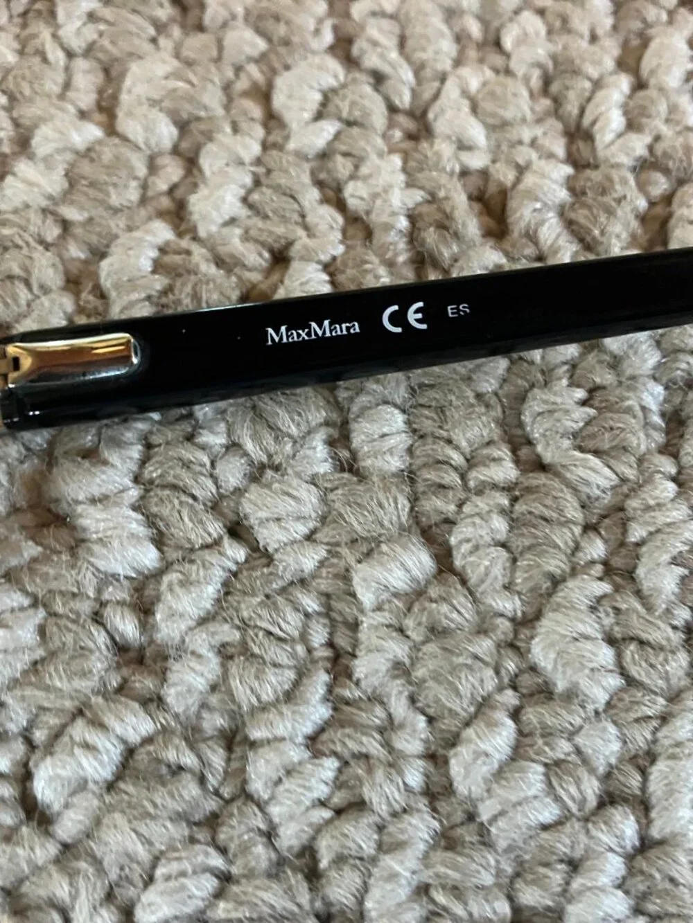 Max Mara Women's Bold Cat Eye Black Optical Frames plus Case MM1151 307 135
